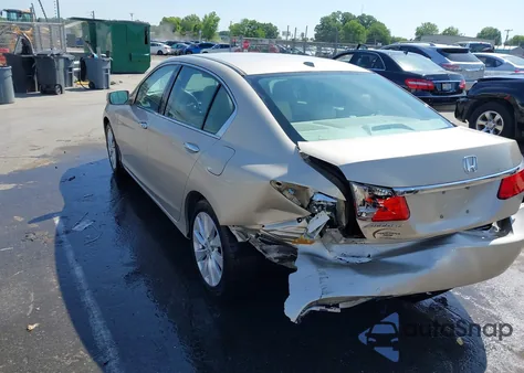 2013 Honda Accord Exl из США, поврежденный, VIN 1HGCR2F87DA069393